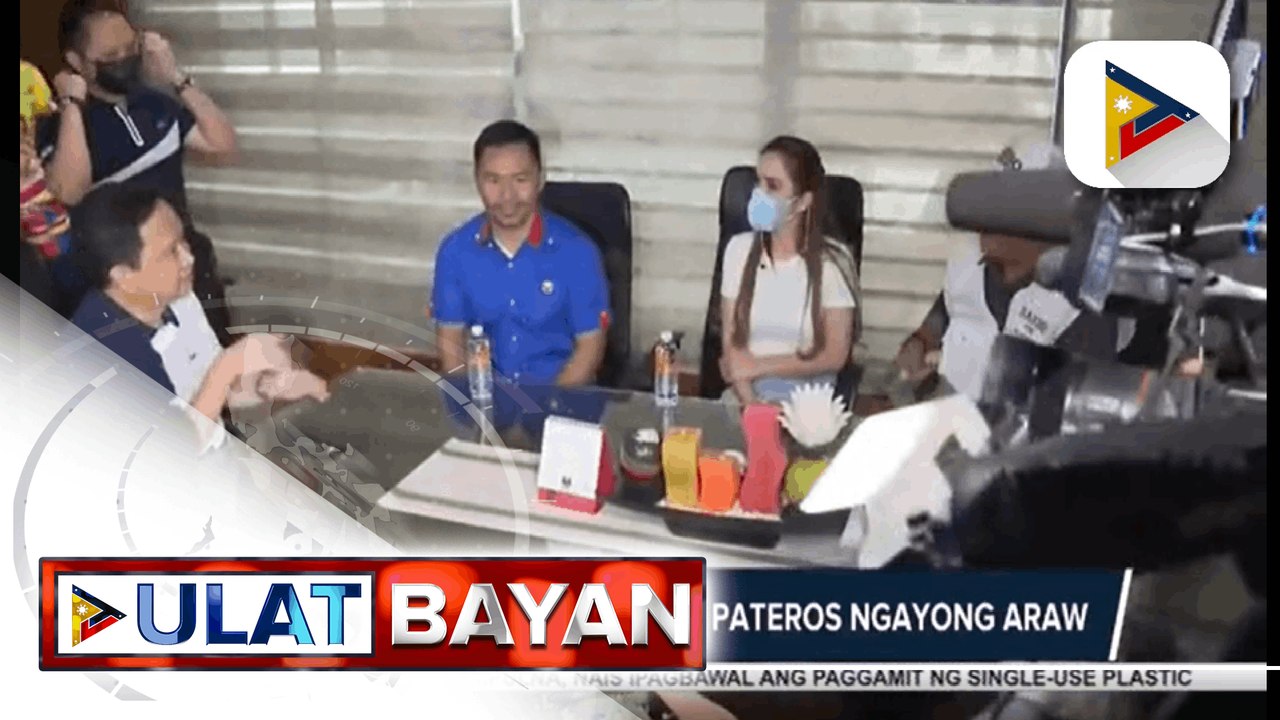 Presidential candidate at Sen. Pacquiao, humarap sa community forum sa Pateros