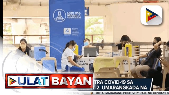 Bakunahan sa ilang istasyon ng LRT-2, umarangkada na; Recto at Antipolo stations ng LRT-2, bukas para sa pagbabakuna ng publiko