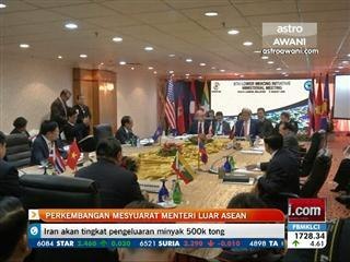 Perkembangan Mesyuarat Menteri Luar Asean