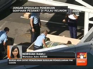 Jangan spekulasi penemuan serpihan pesawat di Pulau Reunion