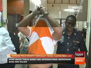 Koperal polis didapati bersalah terima suapan RM40,000
