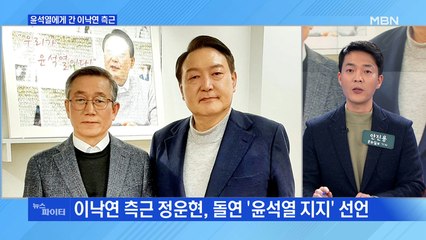 MBN 뉴스파이터-이낙연 측근이 윤석열 지지한 이유?…고민정이 통째로 없애고 싶은 날
