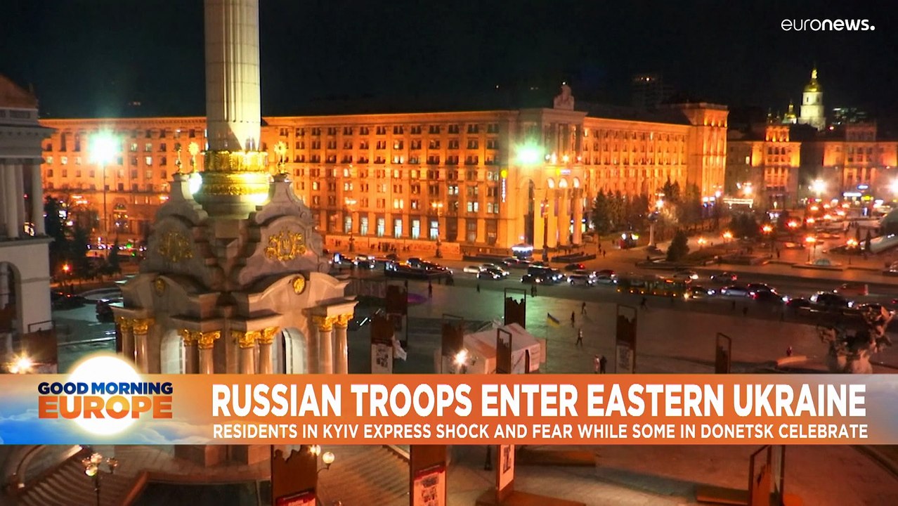 Russian plan to move troops to eastern Ukraine 'scary', Kyiv residents say