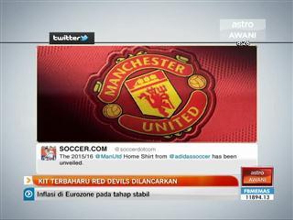 Kit terbaharu Red Devils dilancarkan