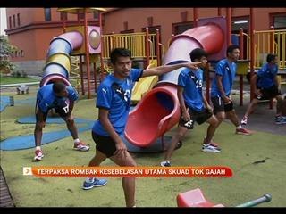 Terpaksa rombak kesebelasan utama skuad tok gajah