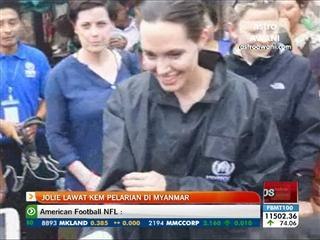 Angelina Jolie lawat kem pelarian di Myanmar