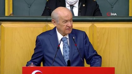 Devlet Bahçeli, partisinin grup toplantısında konuştu