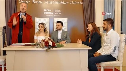 22 çift, 22.02.2022 tarihinde Edirne Günü'nde "evet" dedi