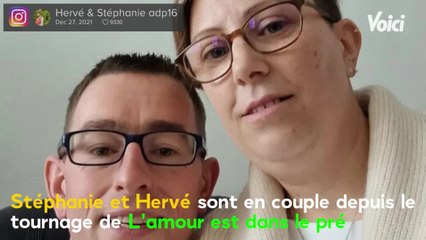 VOICI : L'amour est dans le pré : Stéphanie dévoile "le délire" de son amoureux Hervé sur du Julien Doré