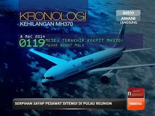MH370: Kenyataan media Malaysia Airlines, penemuan serpihan pesawat