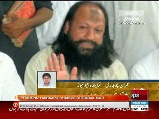 Pemimpin Lashkar-E-Jhangvi ditembak mati