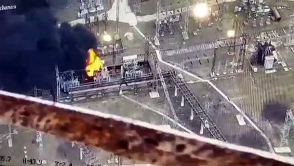 Ayrılıkçılar Luhansk elektrik santralini vurdu