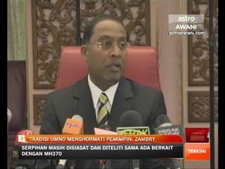 Tradisi UMNO menghormati pemimpin: Zambry
