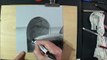 Drawing Great White Shark in 3D - Magical Artistic Drawing - Trick Art on Paper