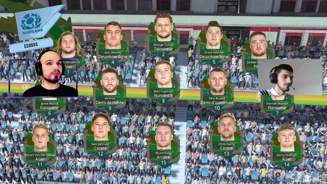 On a joué Ecosse/France avant le coup d'envoi sur Rugby 22