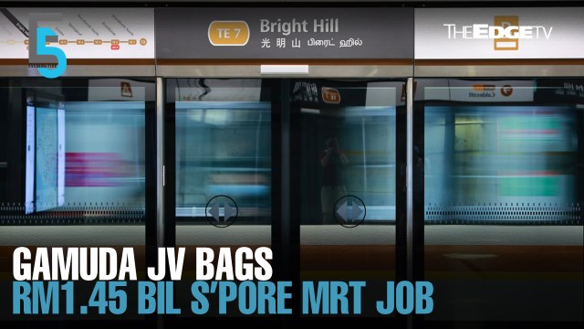 EVENING 5: Gamuda JV bags RM1.45 bil Singapore MRT Job
