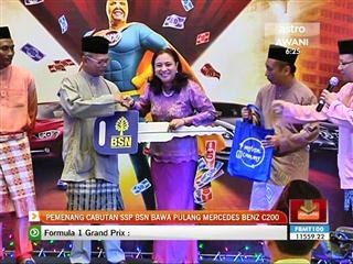 Pemenang cabutan SSP BSN bawa pulang Mercedes Benz C200