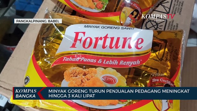 Minyak Goreng Turun, Penjualan Pedagang Meningkat Hingga 3 Kali Lipat