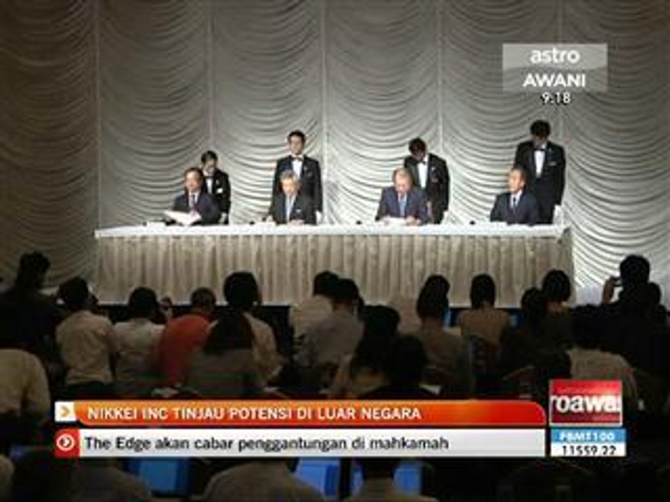 Nikkei Inc tinjau potensi di luar negara