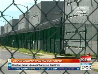 Banduan dipenjara kerana tikam warden