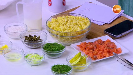 مكرونة بالسلمون | أميرة شنب