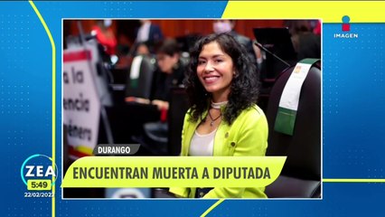 Hallan sin vida a la diputada federal Celeste Sánchez