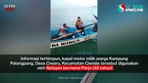 Perahu Nelayan Sukabumi Terbakar di Perairan Agrabinta, Berawal Saat Masak Air