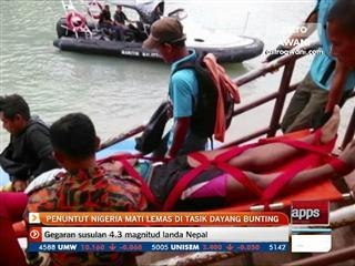 Penuntut Nigeria mati lemas di Tasik Dayang Bunting