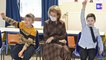 La reine Mathilde a visité l’école fondamentale communale de Bouge