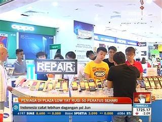Peniaga di Plaza Low Yat rugi 50 peratus sehari