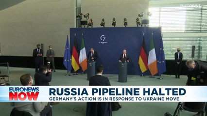 Germany moves to suspend certification of Nord Stream 2 over Ukraine tensions