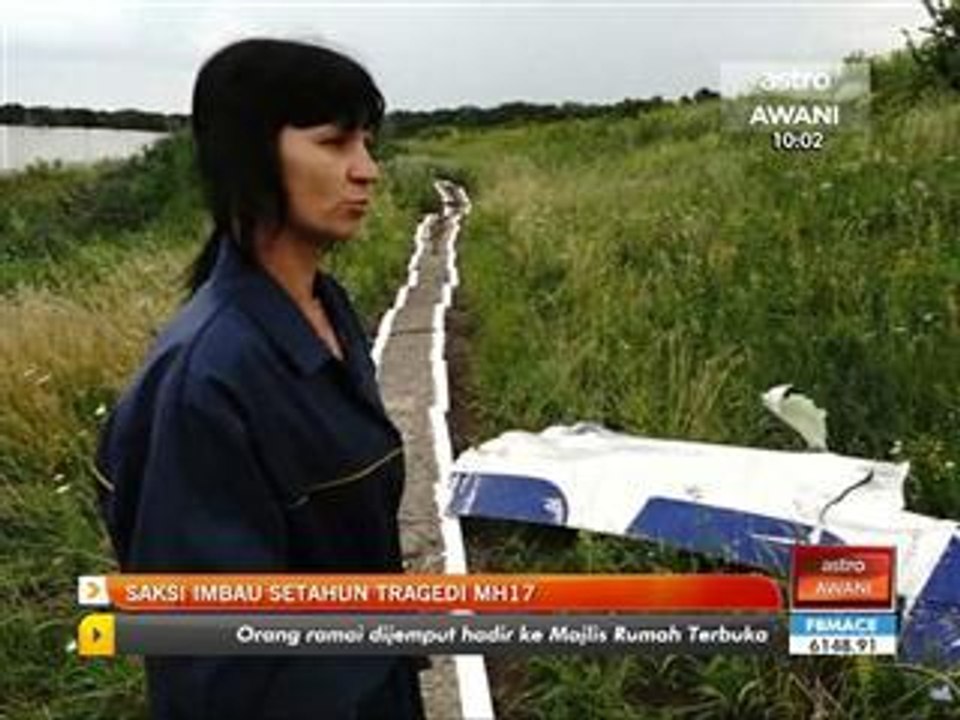 Saksi imbau setahun tragedi MH17