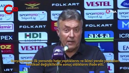 Domenec Torrent: "Taktiksel değişikliklerle sonuç aldık"