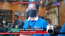Sen. Lacson, ipinagtanggol ang pulisya kaugnay ng pag-aresto kay Dr. Naty Castro | SONA