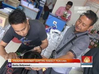 Program khidmat gunting rambut percuma