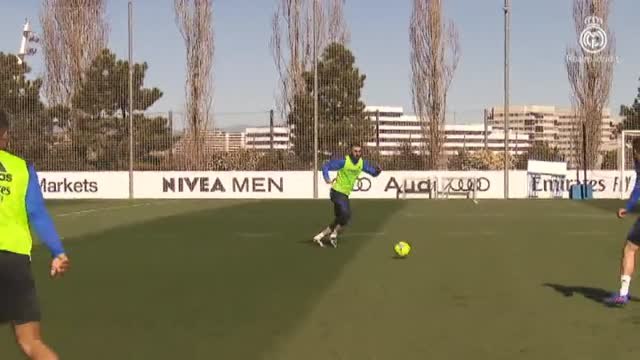 El Madrid sigue preparando el partido del sábado en Vallecas