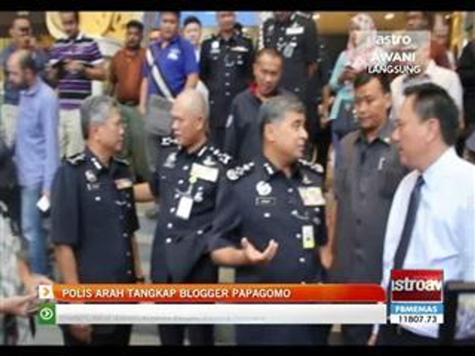 Polis arah tangkap blogger Papagomo