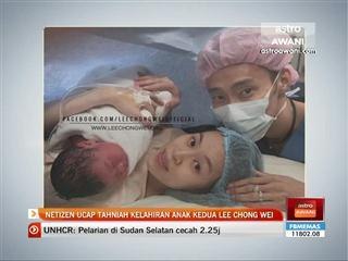 Netizen ucap tahniah kelahiran anak kedua Datuk Lee Chong Wei
