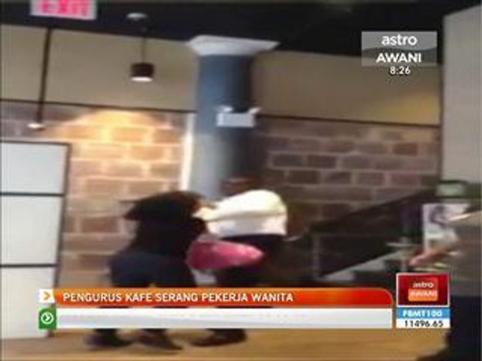 Pengurus kafe serang pekerja wanita