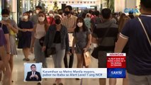 Sec. Duque: 80% ng A2 at A3 categories, dapat munang mabakunahan bago mag-Alert Level 1 | Saksi