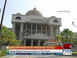 Mahkamah tinggi tolak permohonan Palanivel