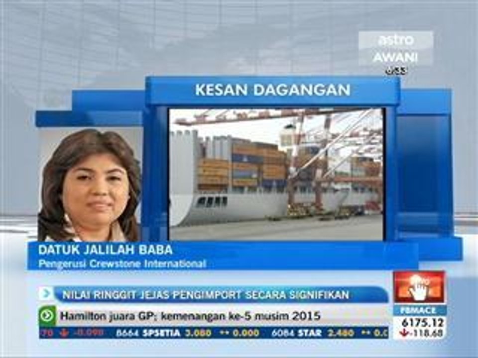 Nilai ringgit jejas pengimport secara signifikan