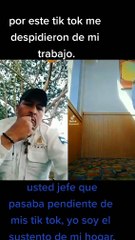 Hombre acusa a jefe de correrlo del trabajo por subir video bailando a TikTok: "soy el sustento de mi hogar"
