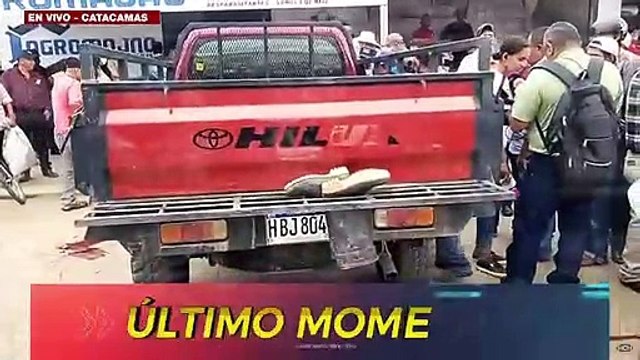 ¡Un muerto y un herido! Acribillan a dos personas dentro de un automóvil en mercado de Catacamas, Olancho