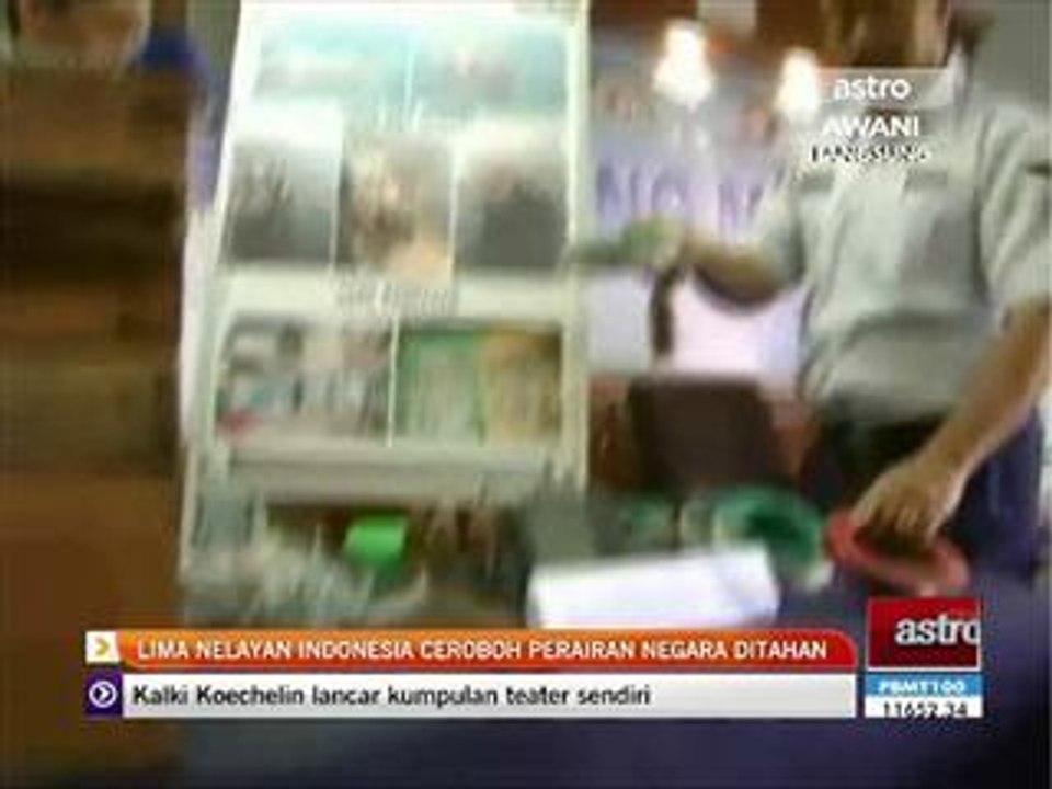 APMM tahan lima nelayan Indonesia ceroboh perairan negara