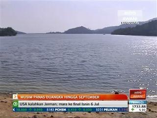 Musim panas dijangka hingga September