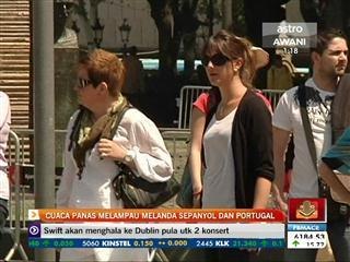 Cuaca panas melampau melanda Spain dan Portugal