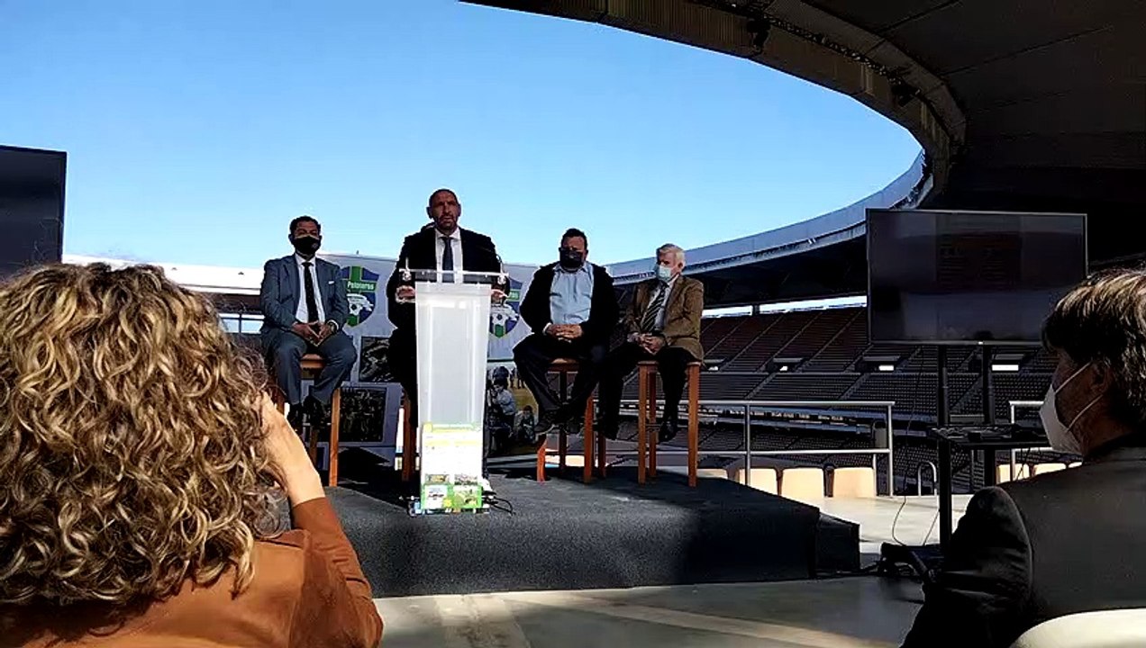 Discurso de Monchi, director deportivo del Sevilla FC en el Estadio de La Cartuja