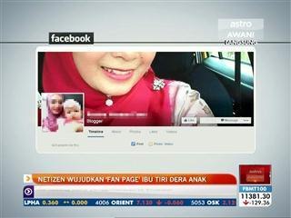 Netizen wujudkan 'Fan page' ibu tiri dera kanak-kanak
