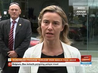 Rundingan program nuklear Iran masuk fasa akhir